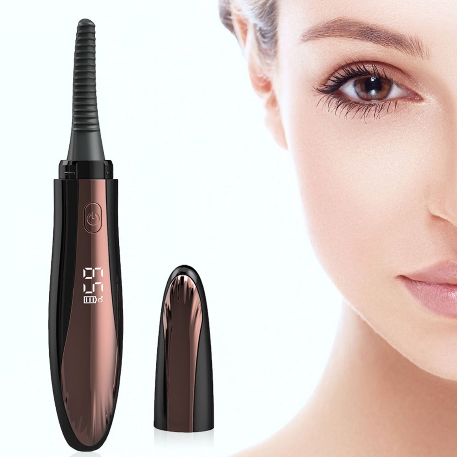 Electric Heating Eyelash Curler Anti-scald Intelligent Electric Heated Eyelash Curler