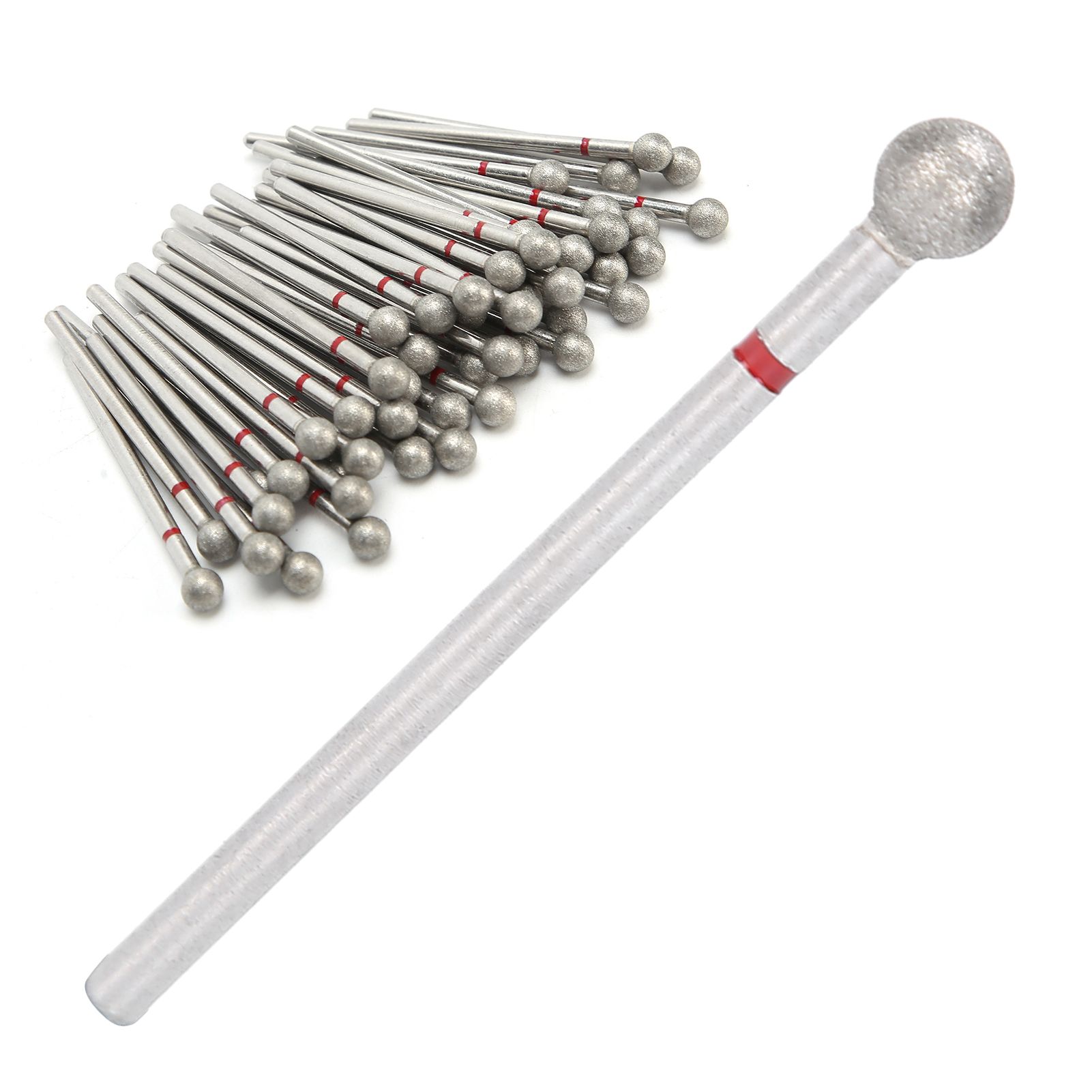 Nail Polishing Bits Sturdy Drill Spherical Widely Used Grinding Head Removal for Man Indoor