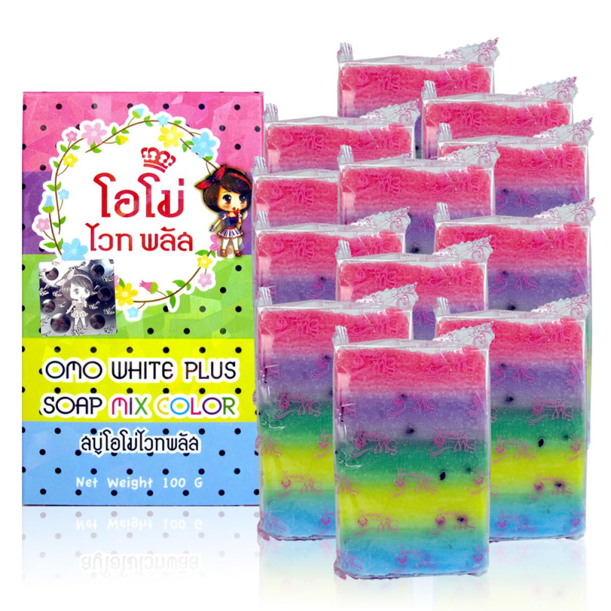 Plus Soap MIX Color - 100gm