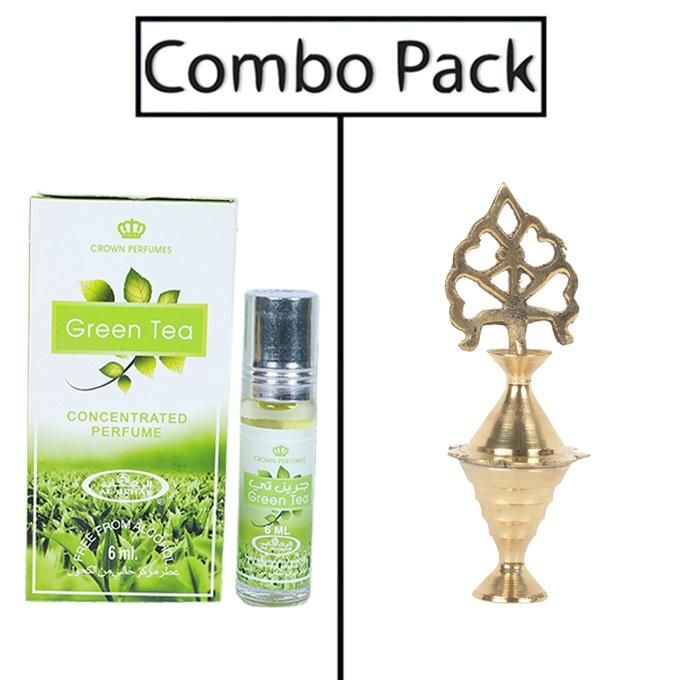 Combo of Mens Surma and AL REHAB Green Tea Attar - 6ml