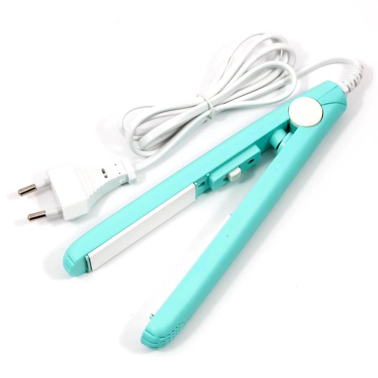 Portable Mini Electric Hair Straightener Flat Irons Curling