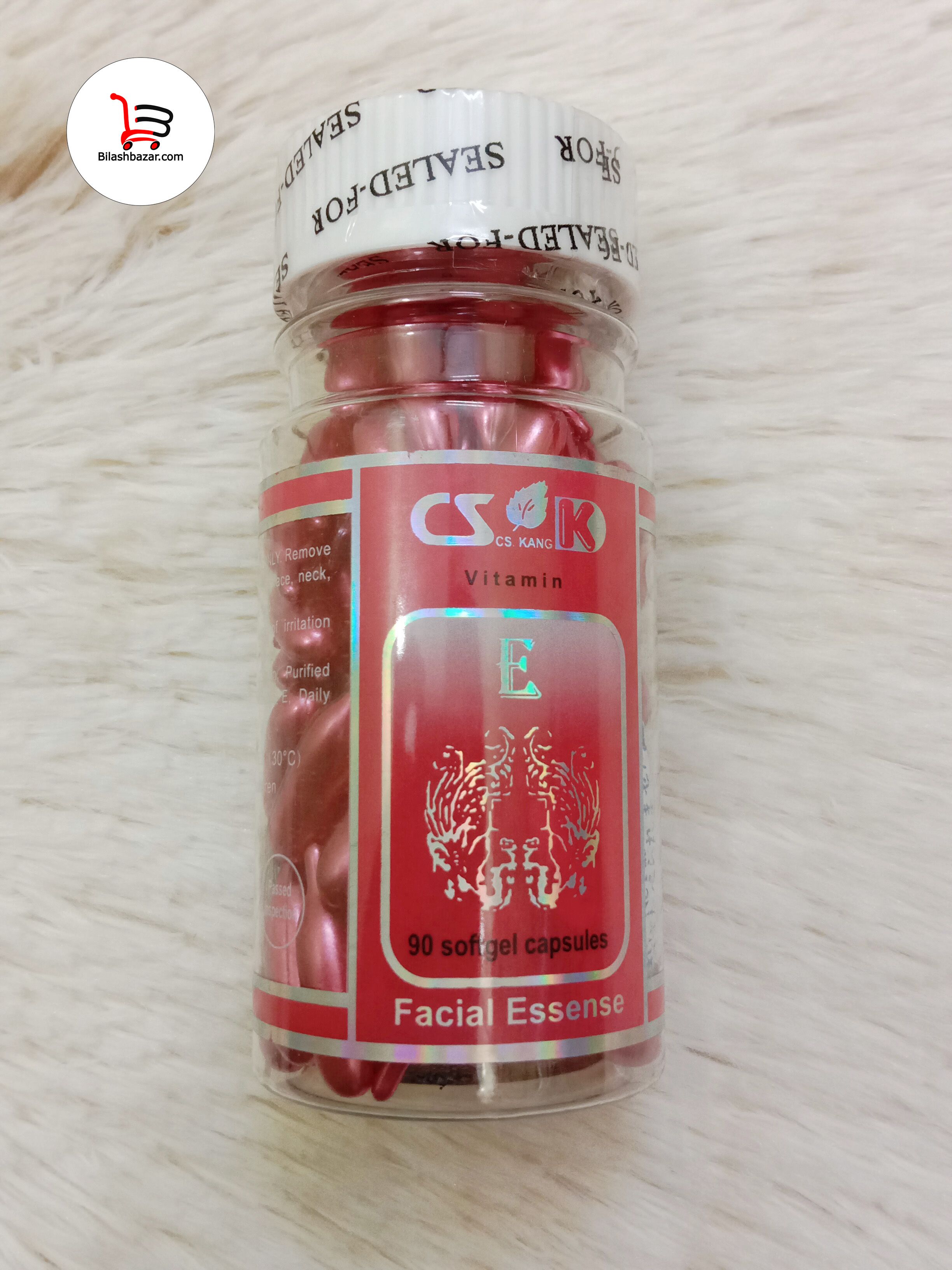 Vitamin E Capsule for Face - 90 Pieces capsules