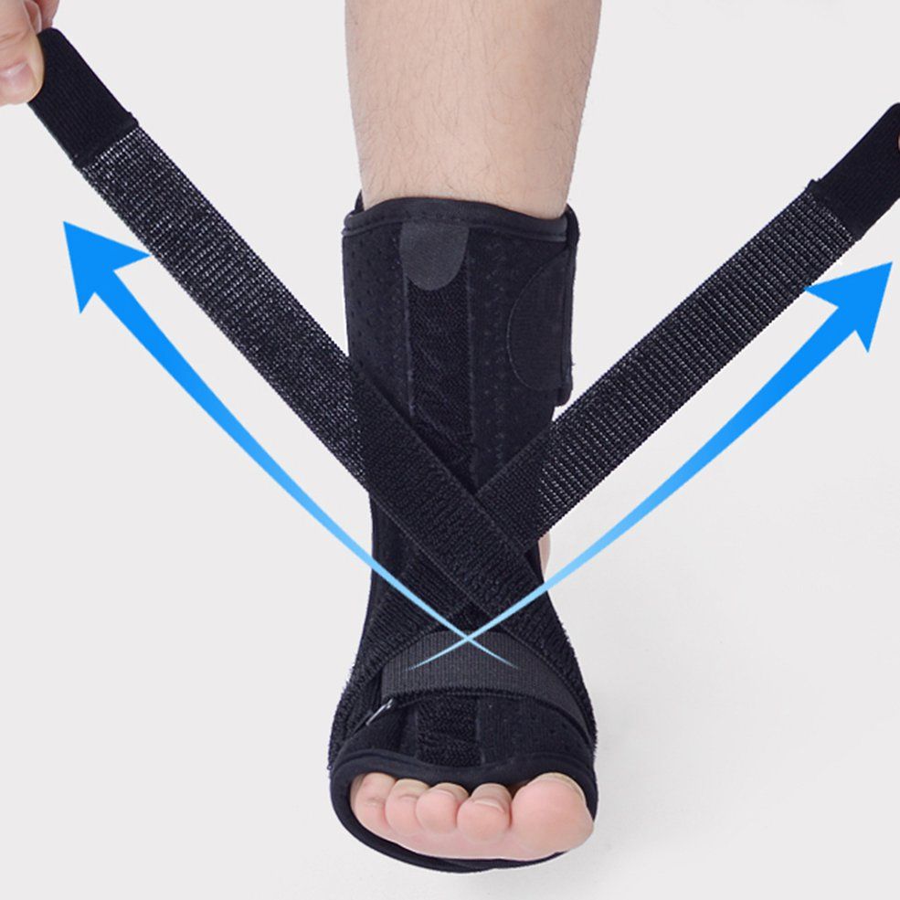 Foot Protector Braces Toe Correction Orthopedic Rehabilitation Equipment-Black&Red