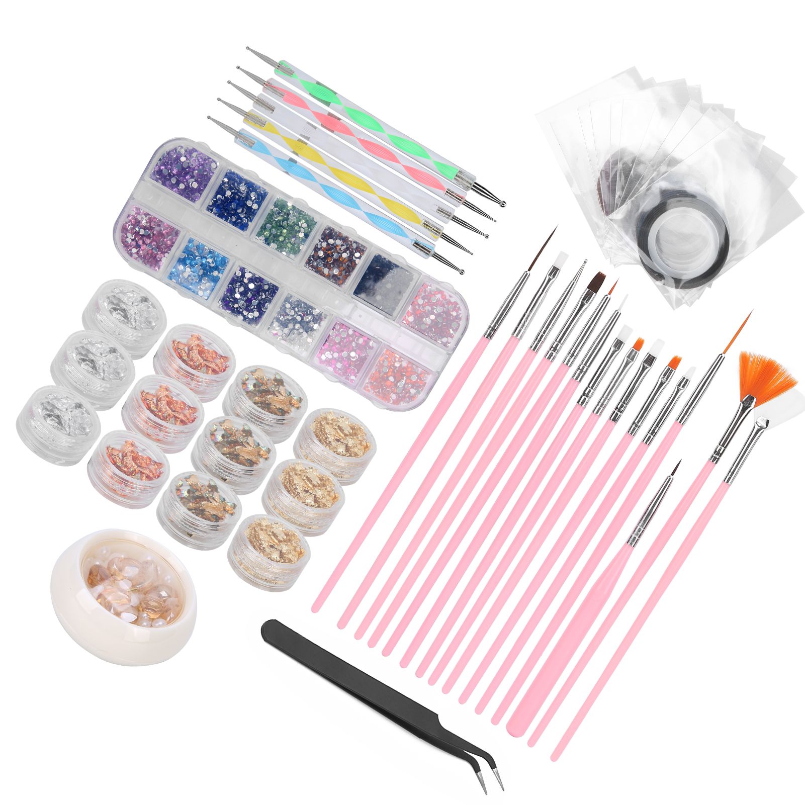 Nail Art Kit Girl‘s Gift Tool Set for Household Salon