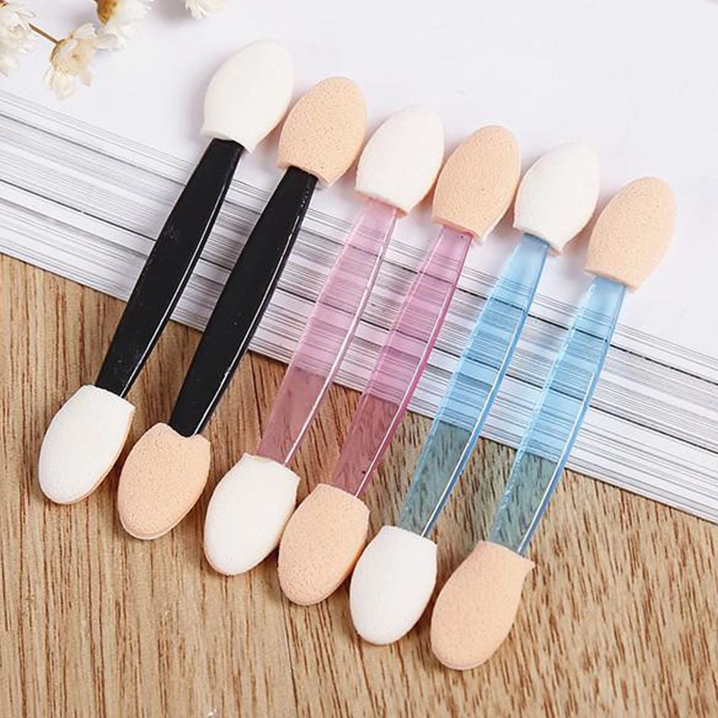 6Pcs/set Double Side Cosmetic Eye Shadow Eyeliner Brush Sponge Applicator Makeup Tool