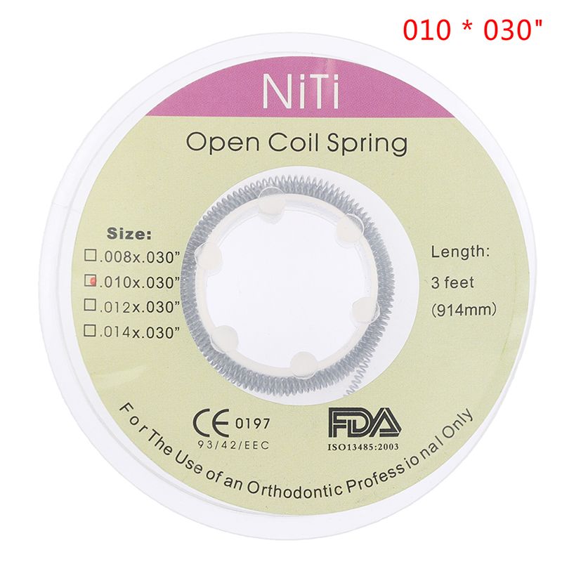 Dental Orthodontic Niti Open Coil Springs Length 914Mm 3 Feet Dentistry Tools Creek