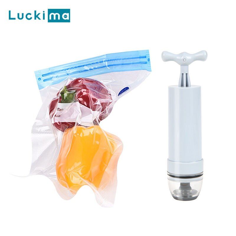 Manual Air Vacuum Pump for Home Storage Closet Organizer Seal Bag & Food Save Bags Sous Vide Packaging Bag Kitchen Tool