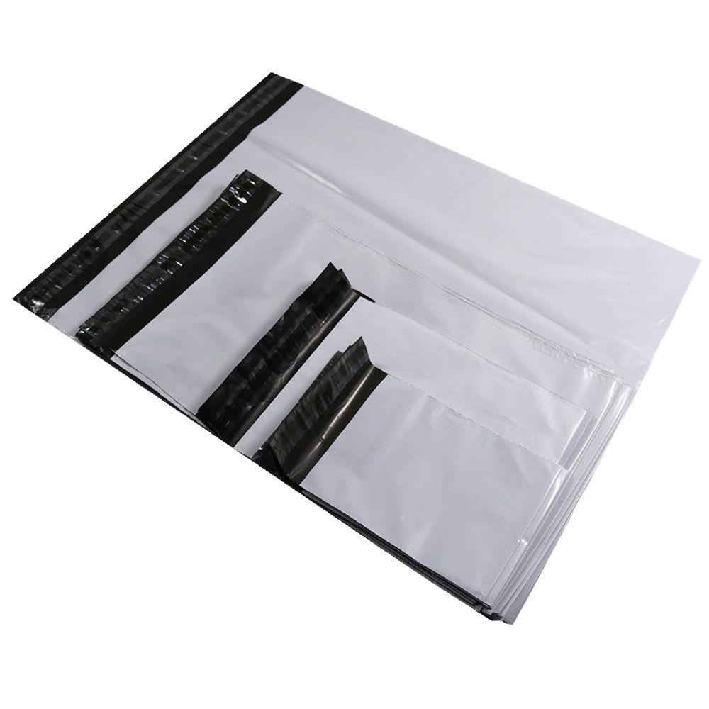 Courier Bags 10pcs Gray White Storage Bag Plastic Poly Shipping Bag Envelope Mailing Bags Self Adhesive Seal Plastic Pouch