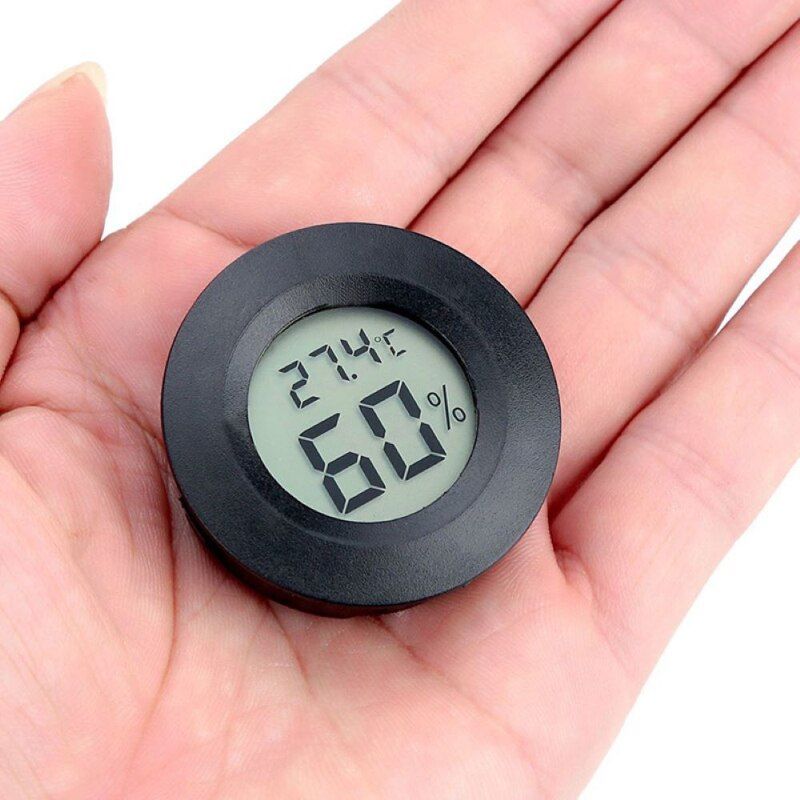 1pc Mini Digital Tature And Humidity Indoor Computer Room LCD Instrument Home Thermometer Hygrometer Sensor High Accurately