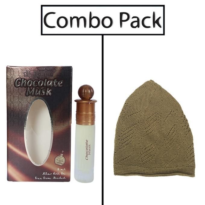 Combo of Al- Nuaim Chocolate Mask Attar and Ash Tupi