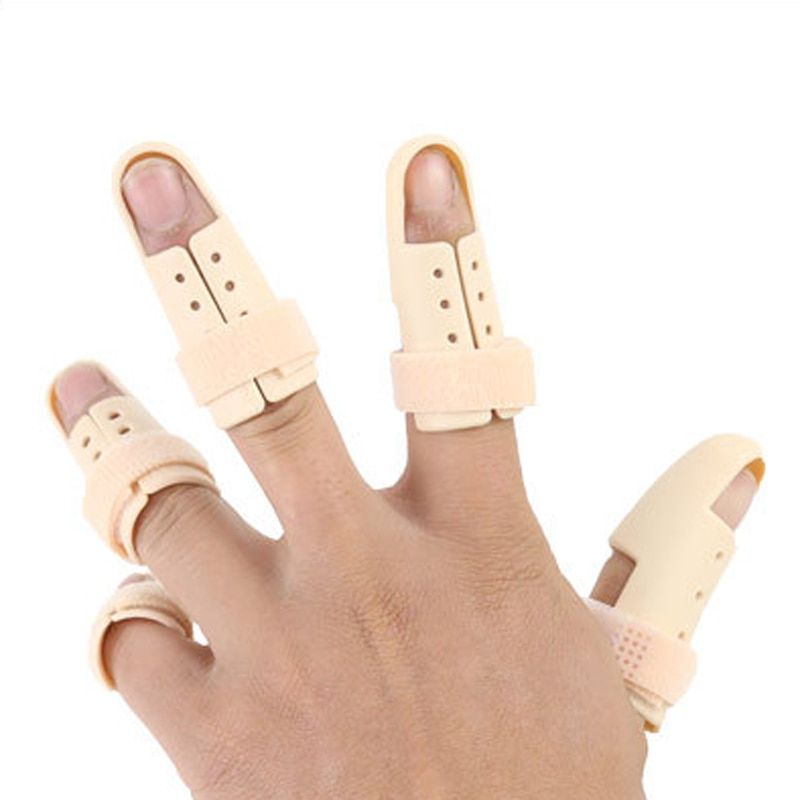 1/2/5Pcs Finger Splint Brace Adjustable Finger Support Protector Arthritis Corrector Joint Finger Straightener Brace Correction