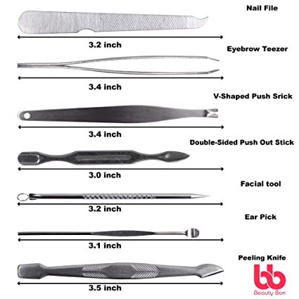 Manicure Pedicure Set Nail Clippers - 12 Piece