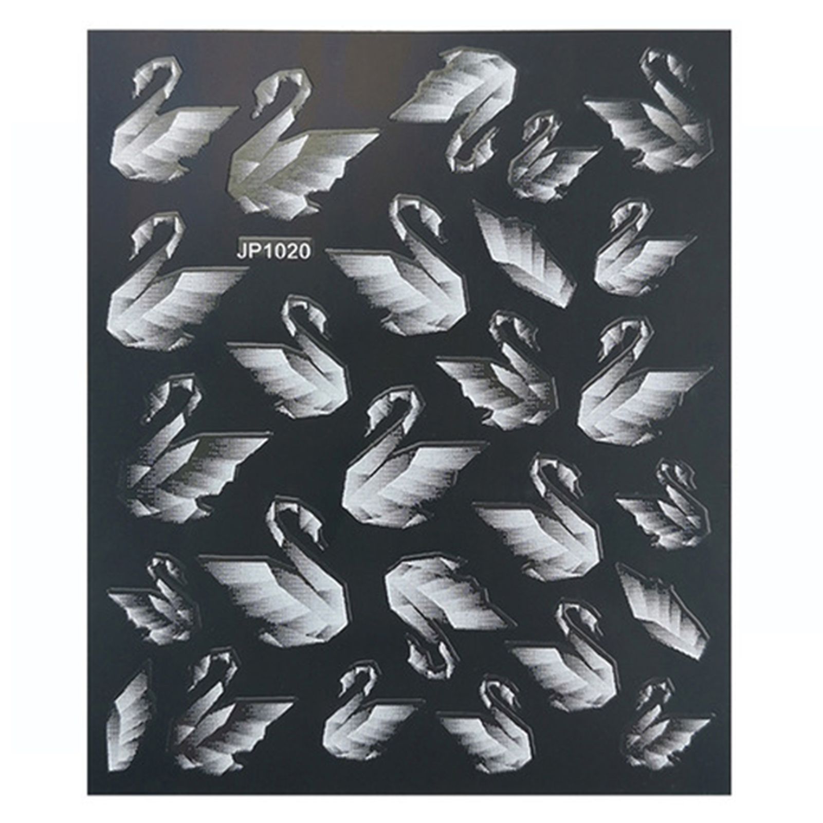 Nail Art Sticker Butterfly Moon Engraved Design Beauty Paper Multi-shaped Fingernails Decor for Professional Use