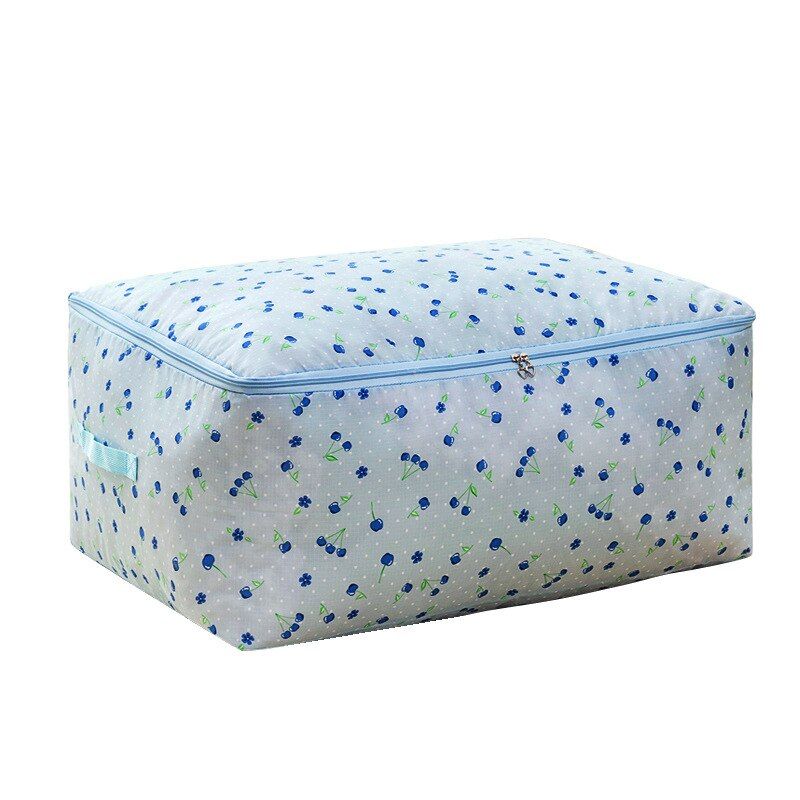 1 PC Clothes Storage Bag Dustproof Bedding Pillow Organizer Box Folding Oxford Quilt Storage Bag Portable Luggage Organizer Bags
