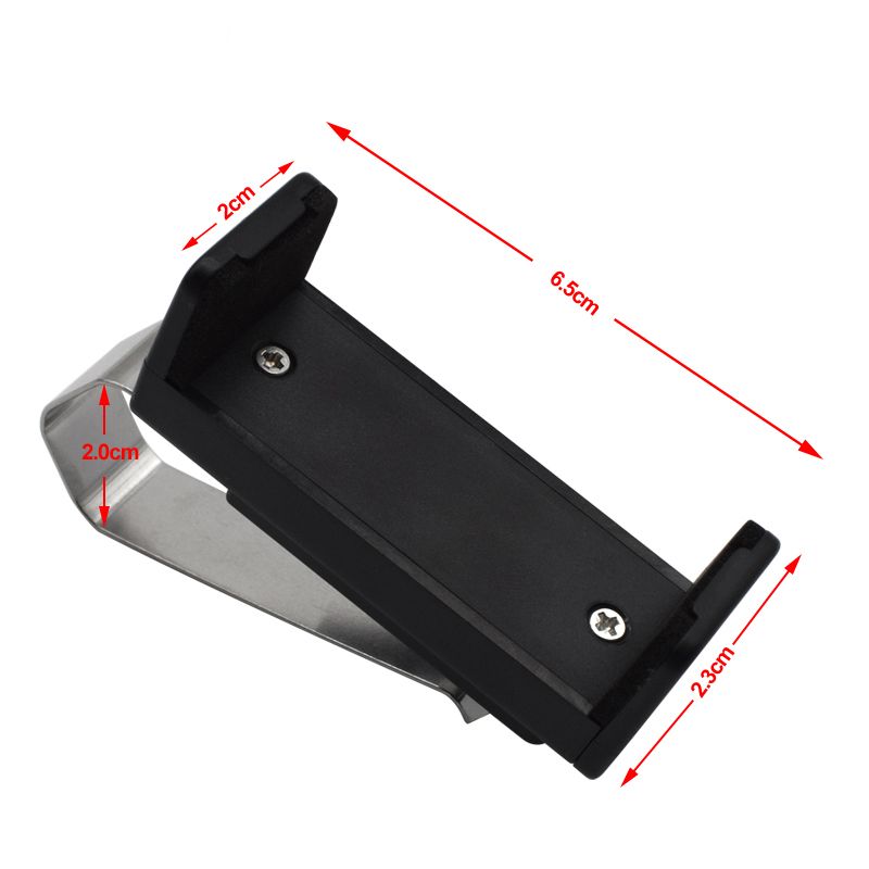 2 Pcs Car Key Garage Door Key Remoter Clamp Car Sun Visor Clip Holder Auto Fastener Clip Car Black