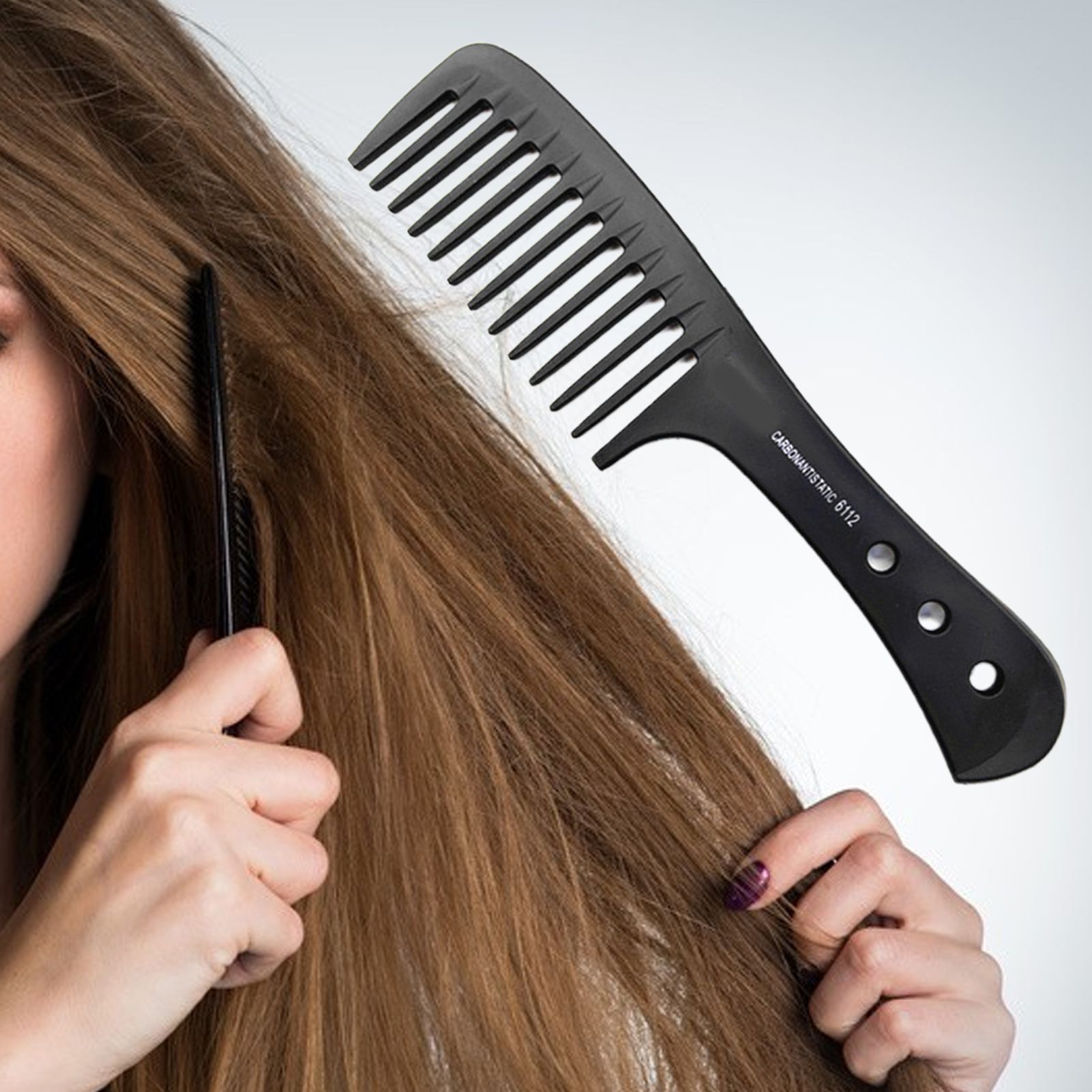 Green Home Styling Comb Widen Comb Short Long Hair Styling Brush
