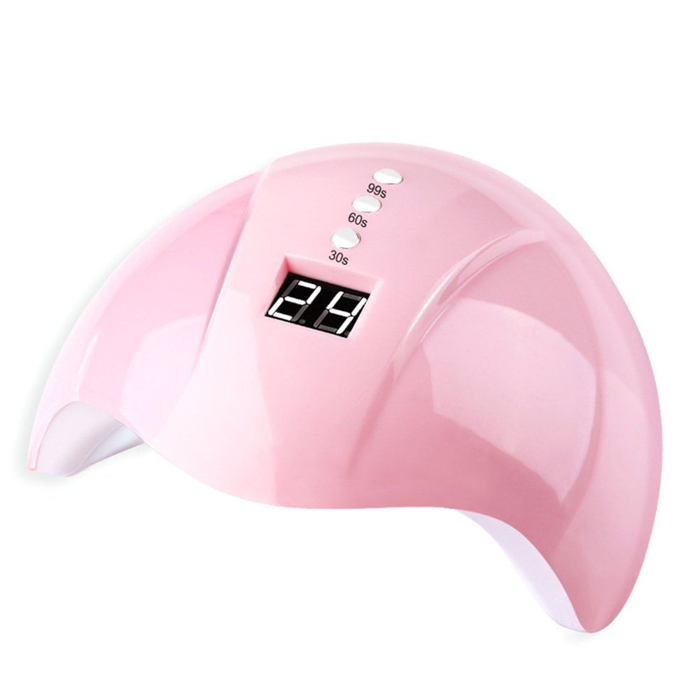 Nail Dryer Nail Light Uv Led Gel Smart Led Quick-Drying Induction Nail Lamp-pink