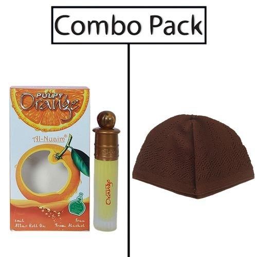 Combo of Men's Chocolate Tupi and Al-Nuaim Pulpy Orange Attar
