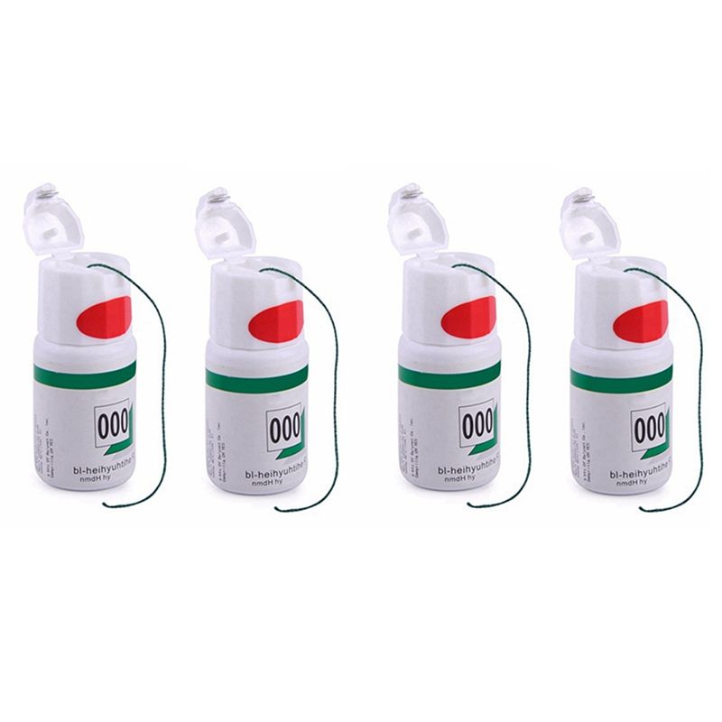 4 Bottle Dental Thread Disposable Gingival Retraction Cord Knitted Cotton Gum Line Dentist Material(1 Bottle 2M)