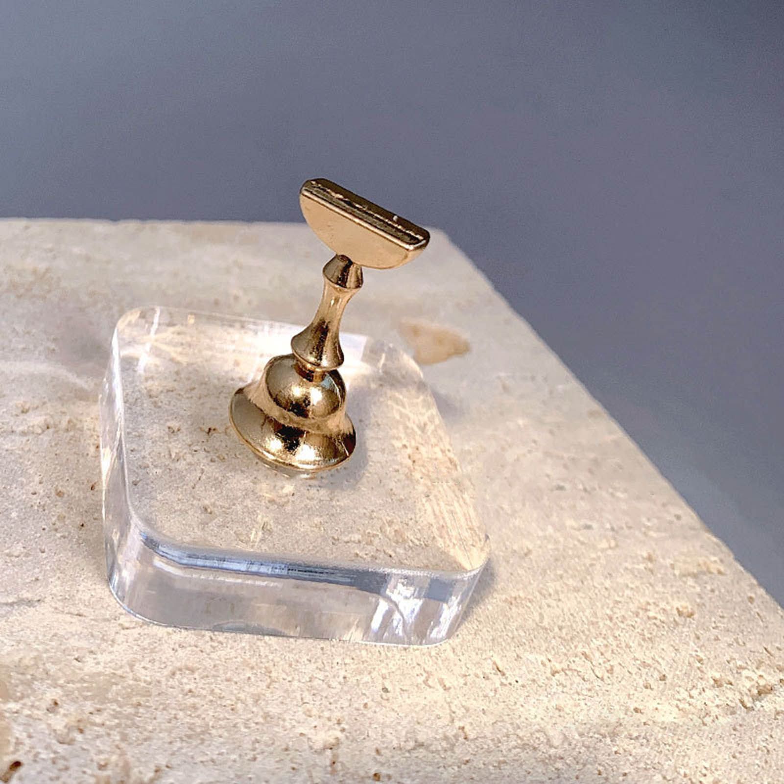Nail Art Support Magnetic Tips Nail Art Practice Display Stand