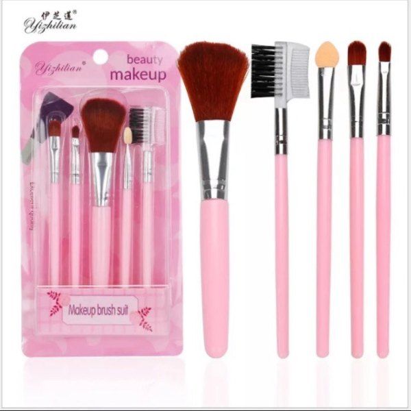 High Quality Makeup Brush Set-5 Pcs - Makeup Combo Set