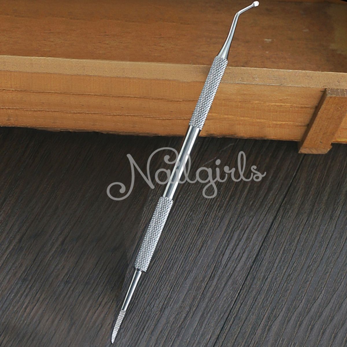 2IN1 Double Ended Ingrown Toe Nail Correction Lifter File Clean Installation Tool Professional Foot Nail Care Hook Pedicure