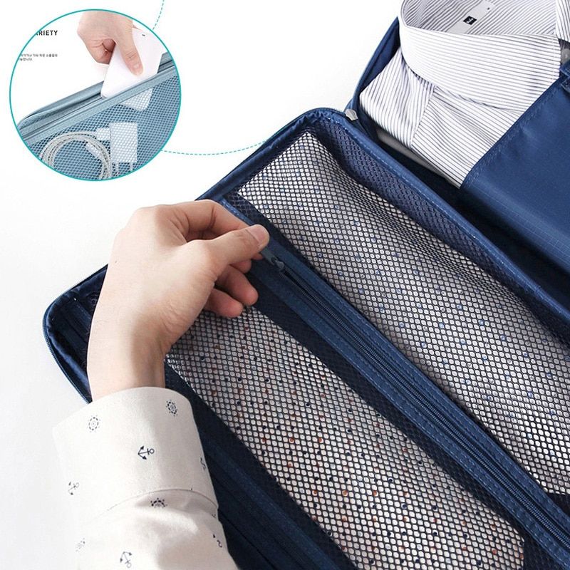 Outdoor Shirt And Tie Bag For Business Trip, Portable Multifunctional Collection Bag, Shirt And Clothes Collection Bag