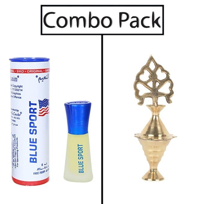 Combo of Mens Surma and Al-Nuaim Blue Sports Attar - 6ml
