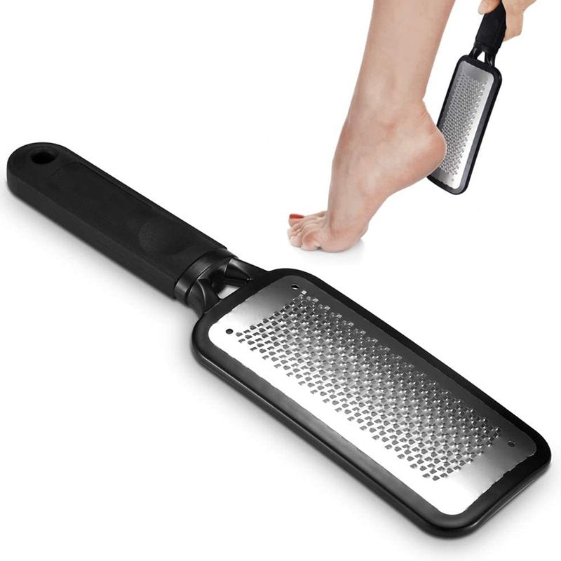 1Pcs Foot Rapr File For Women Man Heel Black Scrubber Dry Dead Skin Callus Remover Feet Skin Care Spa Products Pedicure Tools