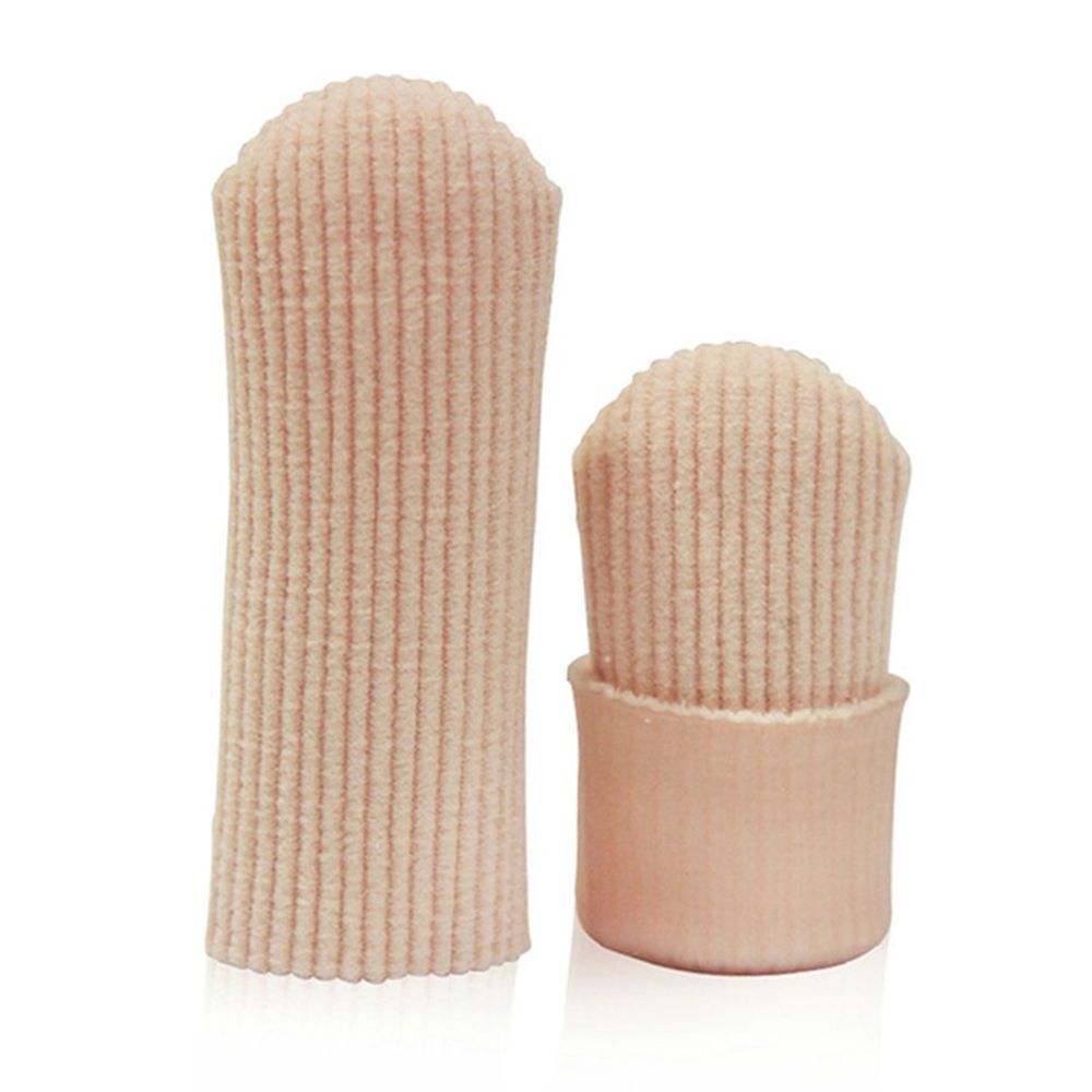 Fabric Cover Ribbed Knit Finger Toe Caps Protector Cover Sleeves Tube for Pain Relief Guard Foot Care Tools New Arr