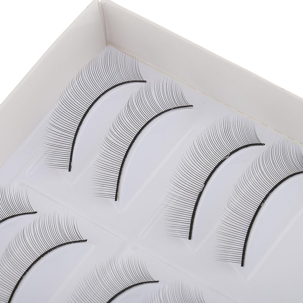 10Pairs/Set Training Lashes Individual Eyelash Extension Teaching Practice Tools 8mm