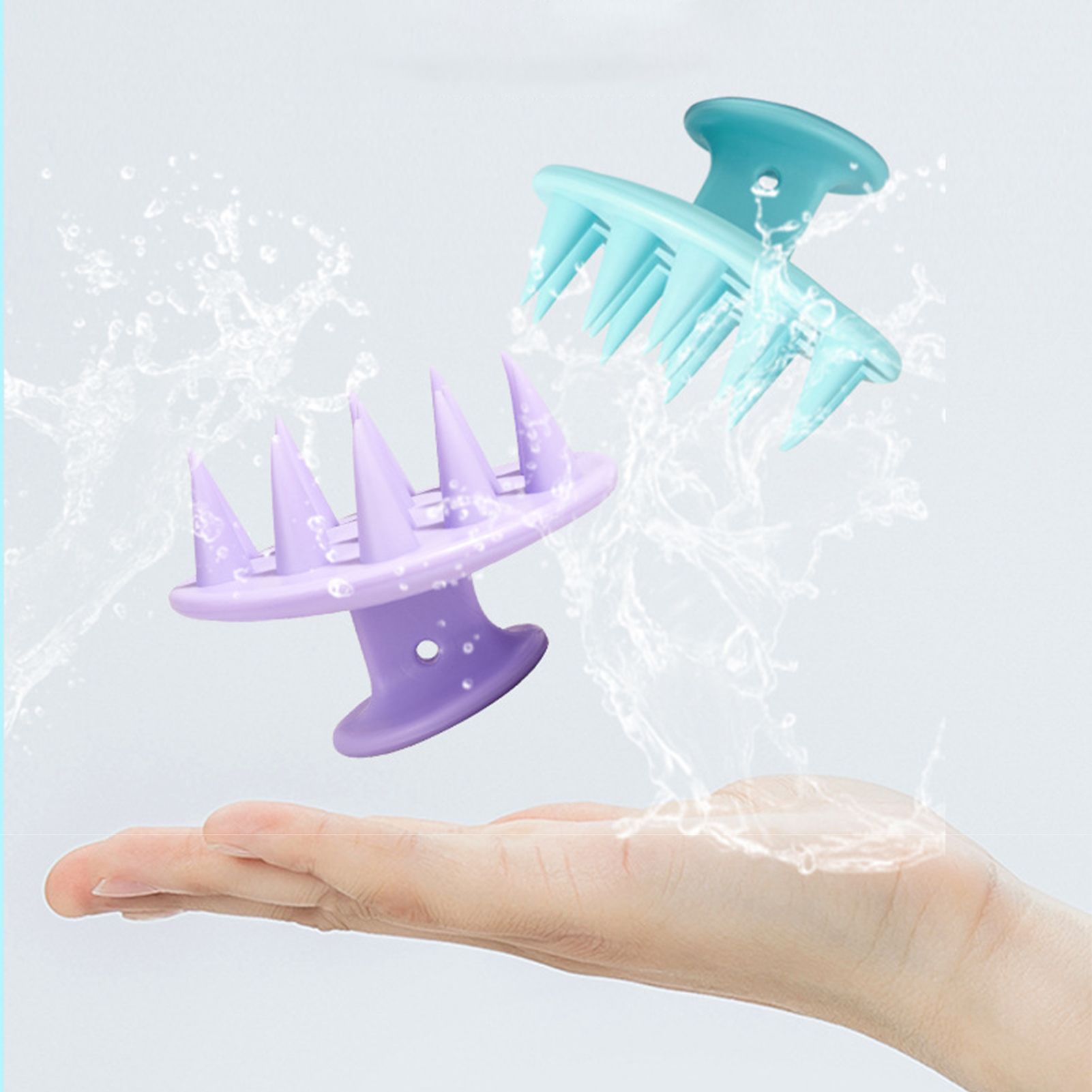 Hair Brush High Elasticity Scalp sager Sham Washing Brush