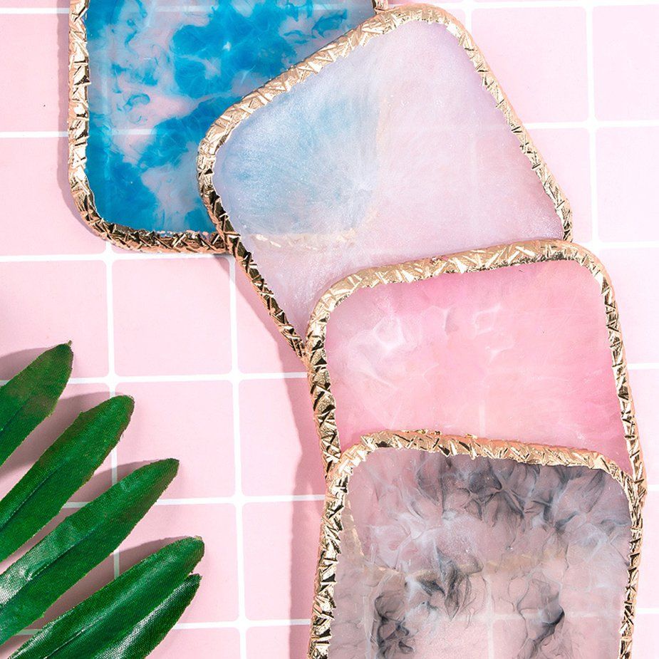 Nail Square Color Palette Phnom Penh Resin Agate Piece Nail Painting Palette
