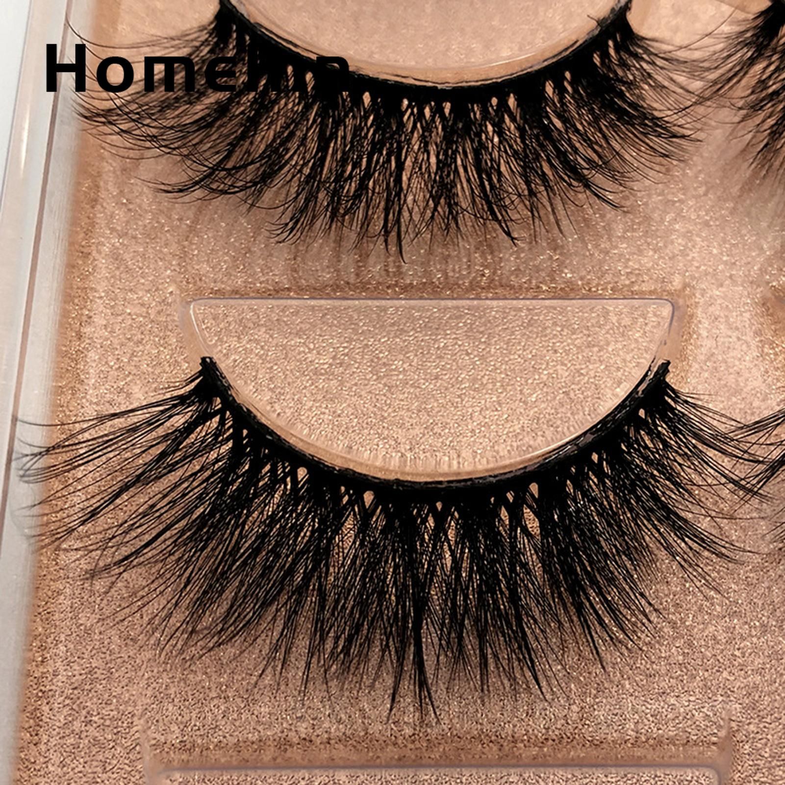 Artificial Eyelashes Reusable Faux Mink Hair Makeup Eye Lash