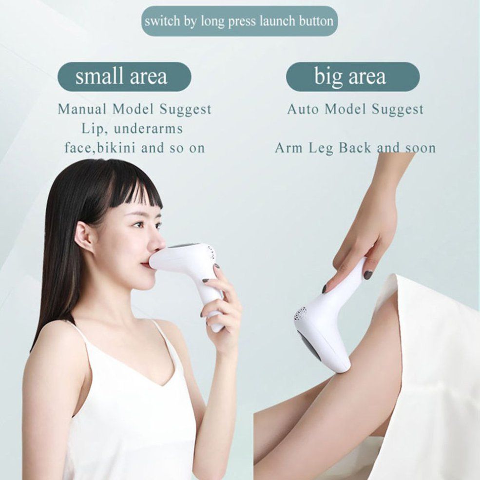Permanent Laser Hair Removal Machine Portable Electric Hair Remover Machine-EU white