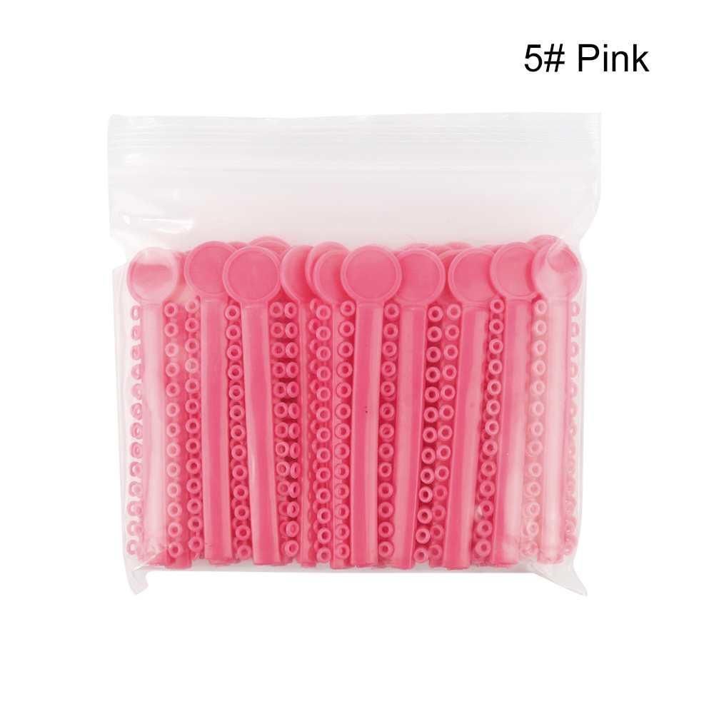40pcs/pack Dental Materials Dental Plastic Ligation Ties Ring Orthodontic Supplies Elastic Dental Care Ligature Sticks