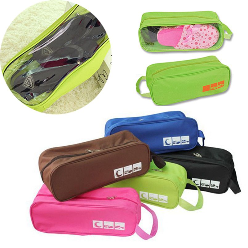 Eco-Friendly Polyester Portable Travel Storage Bag For Shoes Plastic Waterproof Shoe Bag Organizer Case For Sundries Bags