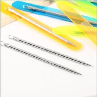 Blackhead Remover Tool Acne Pimple Spot Extractor Pin - Silver (2 Pieces)