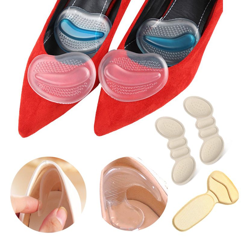 High Insoles Pad Foot Care Arch Support Cushion Insert Silicone Insoles Silicone High Heel Grip Shoe Foot Protect