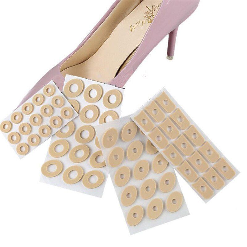 15PCS/Sheet Callus Cushions Shoes Heel Pad Foam Round Toe Foot Corn Bunion Protectors Pads Eyelet stickers 3Types