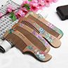 Painted Flower Peh Wood Healthy Scalp sage Anti-Static Comb Hair Care Tool