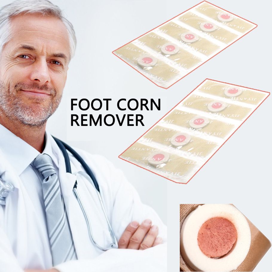 12pcs/lot Foot Care Medical Plaster Foot Corn Removal Calluses ar Warts Thorn Plaster Health Care For Relieving Pain D1360
