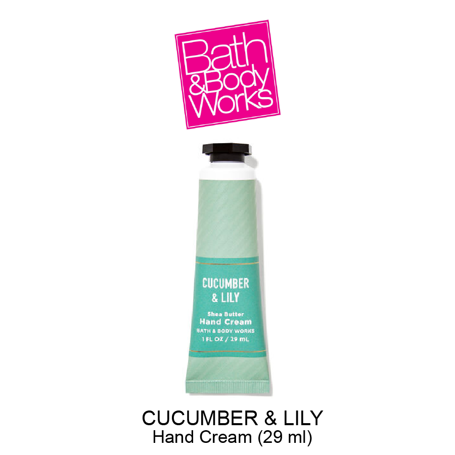 USA made Bath & Body Works Cucumber & Lily Hand Cream 29ml