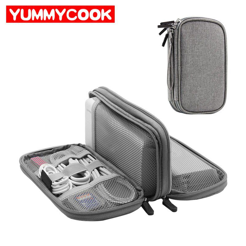 Digital Cable Bag Travel Electronic Accessories Charger Gadgets Organizer Earphone SD Cards Drives Wires Case Travel Kit Pouch