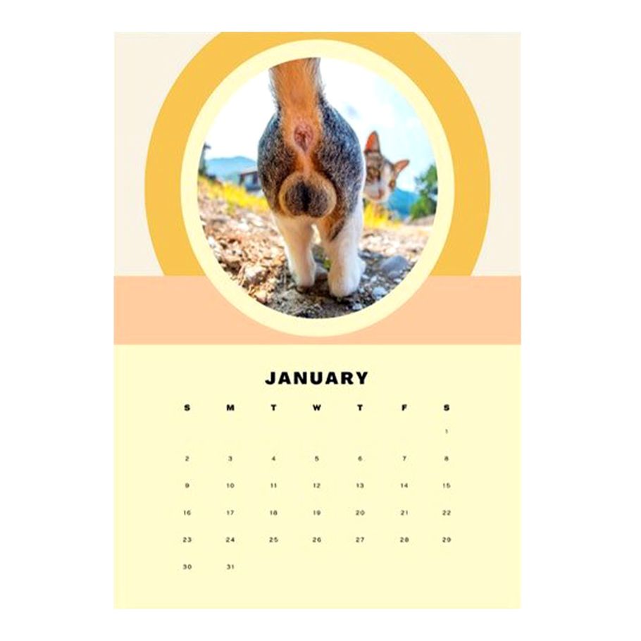 Cute Calendar Creative 2022 Lovely Humorous Calendar Card