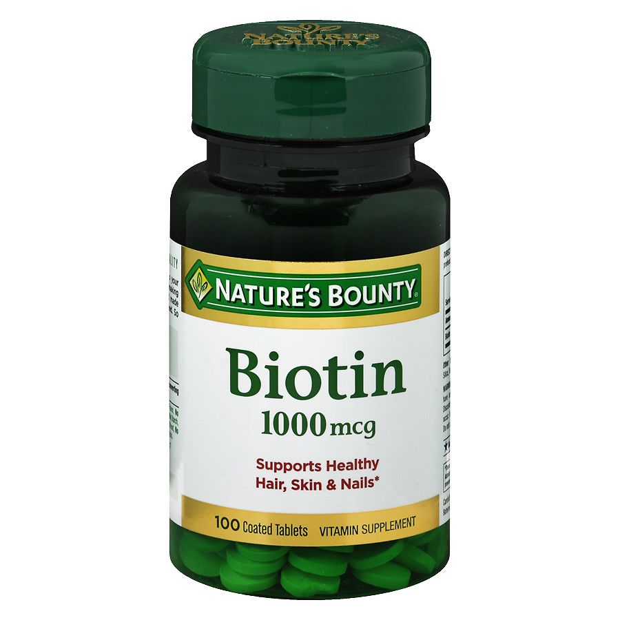Nature's Bounty Biotin 1000mcg,100 Tablets