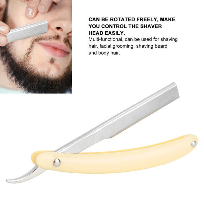 Shaver Blade Holder Folding Manual Beard Face Grooming Hair Shaving Hairdressing Tool
