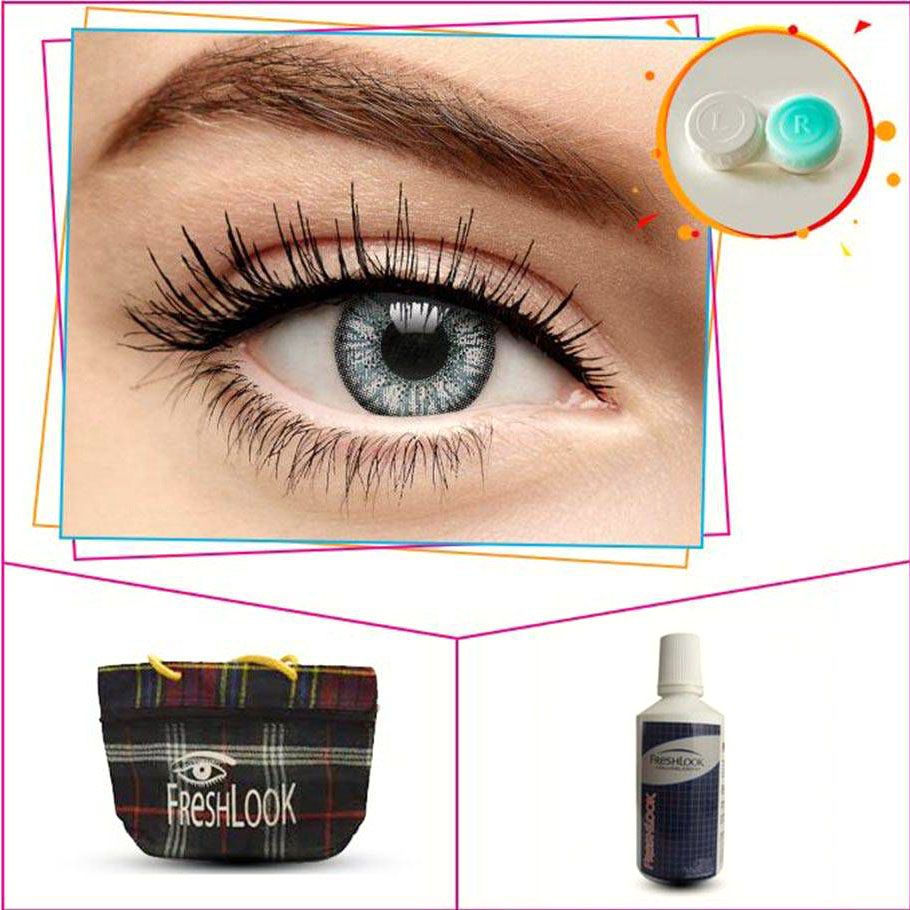 Fresh Look sterling grey color Contact lenses(Full set)