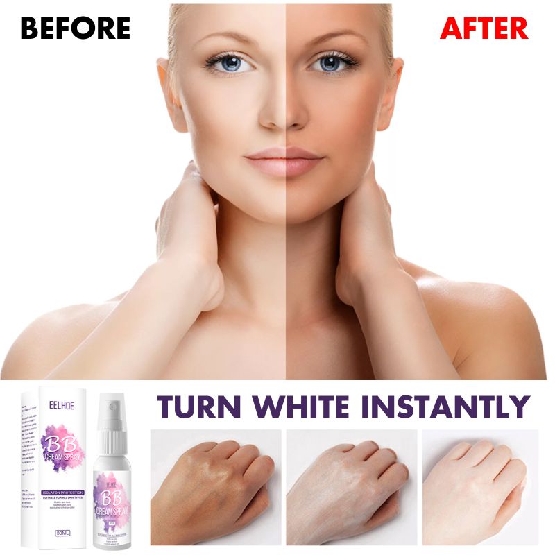 Portable Spray BB Cream Concealer Brighten Whitening Moisturizing Base Face Body Foundation Makeup Beauty Skin Care for women