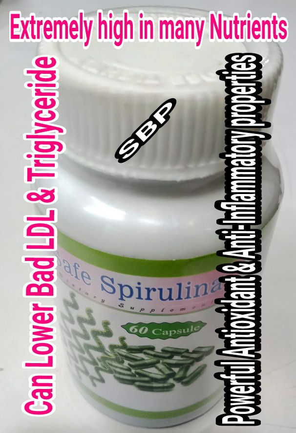 Spirulina Organic cap 60 pcs-1Box